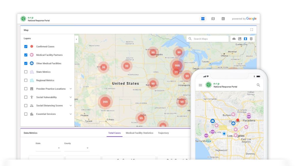 National Response Portal Screenshot