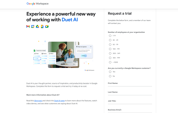 Duet AI google