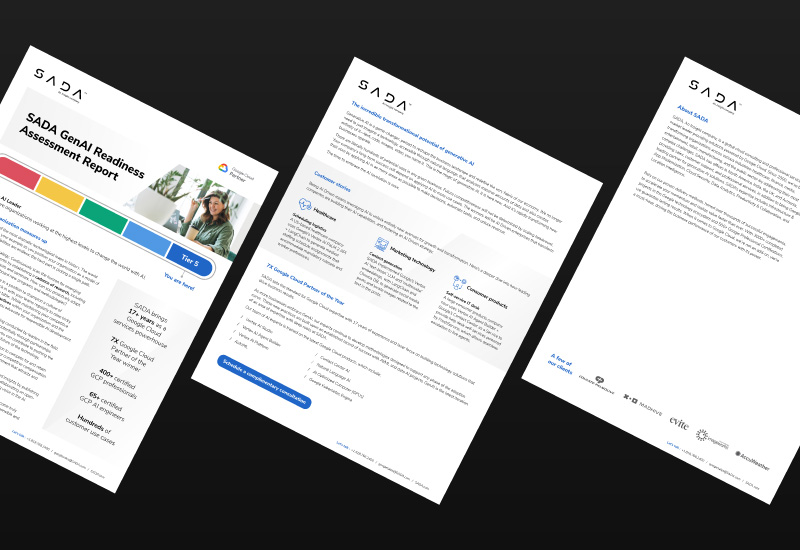Start your AI strategy with SADA's GenAI Journey Accelerator