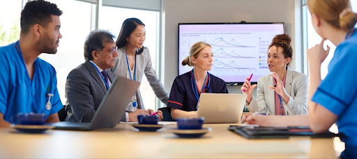 Machine learning, artificial intelligence AI in healthcare and AI technology for healthcare professionals, healthcare providers, patient care, healthcare systems, population health management, and healthcare delivery